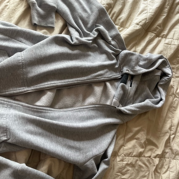 Comfy Grey zip up hoodie - Picture 2 of 3